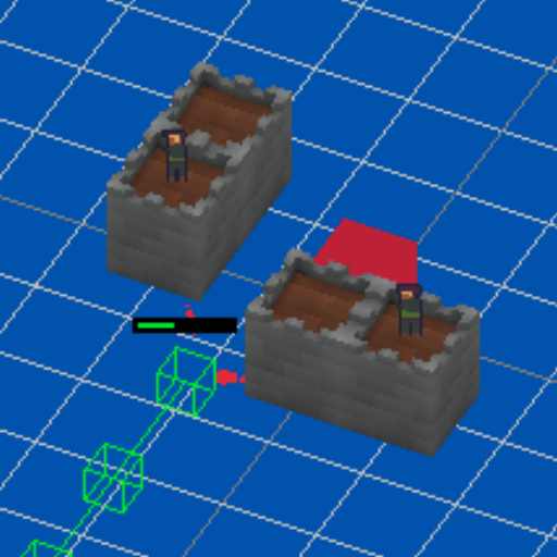 Part 7 in a series of writing a simple tower defense game in C and raylib: Displaying healthbars and game graphics.